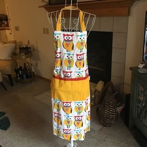 Cute Owl Kitchen Apron